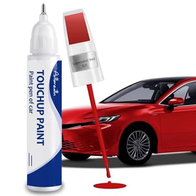 Supersonic Red (3U5) Touch Up Paint for Toyota-Exact Match–Chips and Nicks Car Paint Scratch Repair Kit Automotive Paint Pen for Avalon/RAV4/Camry/Corolla/Highlander/Prius/Sequoia/Sienna/Tacoma - Image 1