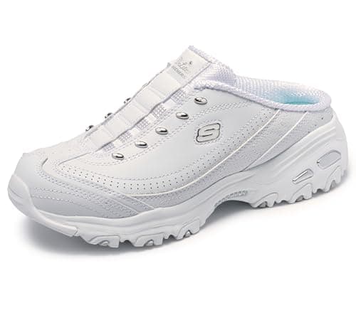 Skechers womens D'lites - Bright Sky fashion sneakers, White, 7.5 US - Image 1