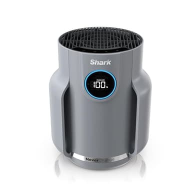 Shark Air Purifier for Home, NeverChange Compact Pro, for Bedroom, Nursery, Home Office, Dorm, HEPA-Exceeding Filter, Captures Pollutants, Pet Dander, Dust, Odor, Smoke, and More, HP071BRN, Winter Fog - Image 1