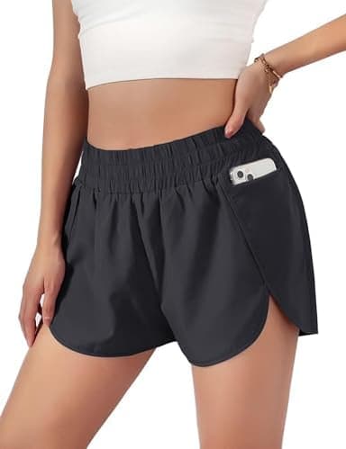 Blooming Jelly Women's Quick-Dry Running Shorts Workout Sport Layer Active Shorts with Pockets 1.75" - Image 3
