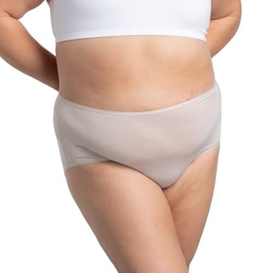 Fruit of the Loom Women's Size Underwear, Designed to Fit Your Curves, Brief-Cooling Stripes-Colors May Vary, 11 Plus - Image 2