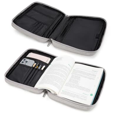 Montana West Bible Cover for Women Men with Leather Bookmark Book Carrying Cases Church Bag for Outdoor Protective - Image 4