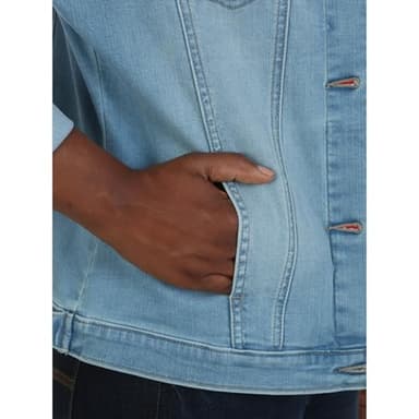Riders by Lee Indigo Women's Denim Jacket, Falling Star, Large - Image 4