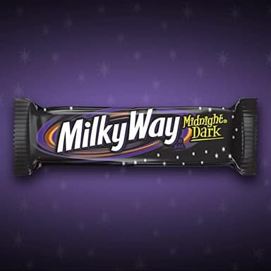 MILKY WAY Dark Chocolate Candy Bars, Midnight Dark, Full Size, 1.76 oz (Pack of 24) Chocolate Bars Bulk - Image 4