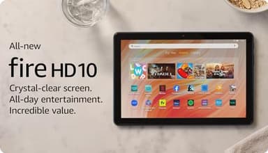 Like-New Amazon Fire HD 10 tablet (newest model) built for relaxation, 10.1" vibrant Full HD screen, octa-core processor, 3 GB RAM, 32 GB, Black - Image 8