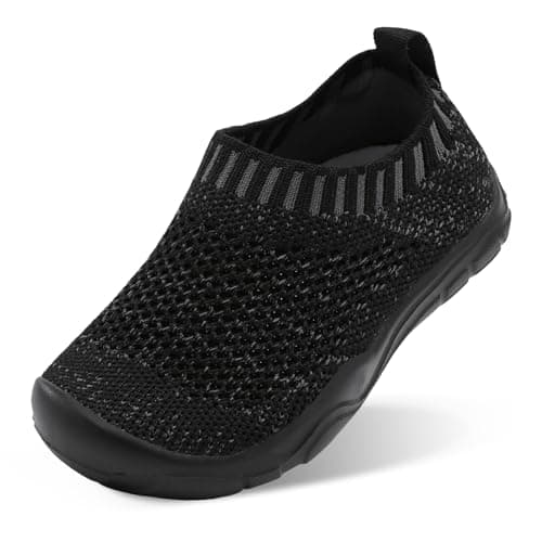JOINFREE Toddler Shoes Boys Girls Sneakers Non-Slip Walking Shoes for Kids Black 11 Little Kid - Image 1