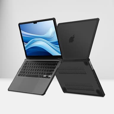 MOSISO Compatible with MacBook Pro 13 inch Case M2 2025-2016 A2338 M1 A2251 A2289 A2159 A1989 A1708 A1706, Anti-Cracking Heavy Duty Plastic TPU Bumper Hard Case&Keyboard Skin&Screen Film, Black - Image 5