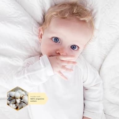 Burt's Bees Baby Organic Cotton Bodysuits – Baby Boy & Girl Short and Long Sleeve One-Pieces, 5-Pack - Image 5