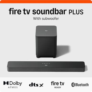 Amazon Fire TV Soundbar Plus with subwoofer (newest model), 3.1 channel, Dolby Atmos, DTS:X, clear dialogue - Image 7