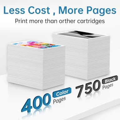 DNART 901XL Ink Cartridge Replacement for HP 901 Ink Cartridges Black/Color Combo Pack for Ink 901XL use for HP OfficeJet 4500, J4524, J4540, J4550, J4580, J4624, J4680 Printer 901XL (2 Pack) - Image 3