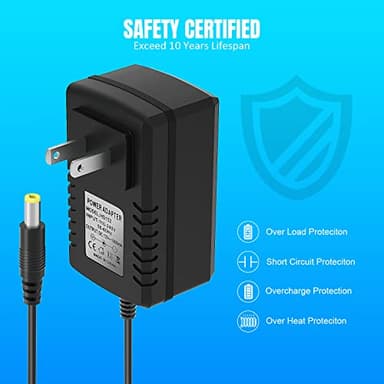 12V Charger for Kids Ride On Car Toys Best Choice for SUV Kid Trax Dynacraft Bumper Kidzone Jeep Tractor 12 Volt Universal Battery Charger - Image 6