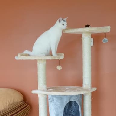 Armarkat Cat Tree Model A6401, Blanched Almond - Image 6