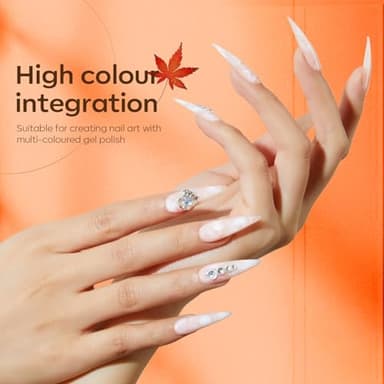 modelones Blooming Gel Nail Polish, 15 ml Clear Nail Art Accessories Stuff for Spreading Effects, Floral Print, Marble, Watercolor Design - Image 8