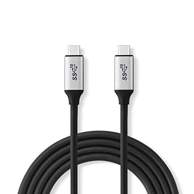 MINIX USB C to USB C Cable 3.1 (4 Feet /120cm) Type C Fast Charger Power Delivery，Data Transfer speeds up to 10Gbps，4K Video Output, [Compatibility for Windows, Mac Chrome OS]. - Image 1