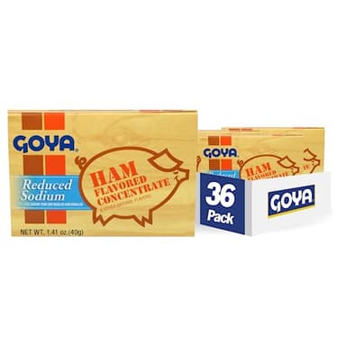 Goya Foods Ham Flavored Concentrate, Reduced Sodium, 1.41 Ounce (Pack of 36) - Image 1
