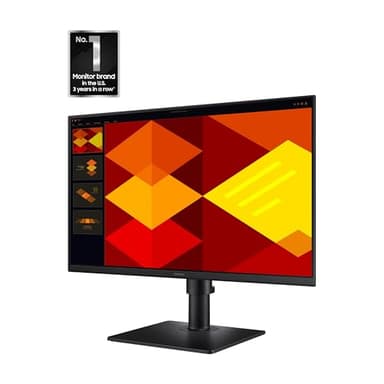 Samsung 24” (S40GD) Borderless Business Monitor with IPS Panel, 100Hz Refresh Rate, Eye Saver Mode, Ergonomic Design, Game Picture Mode, LS24D402GANXGO, 3 Yr Warranty - Image 2