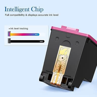 Valuetoner 61XL Ink Cartridges Replacement for HP 61 Ink Cartridge Combo Pack 61XL Works with HP Envy 4500 4502 5530 Deskjet 2540 3510 OfficeJet 4630 Printer (1 Black, 1 Tri-Color, 2-Pack) - Image 4
