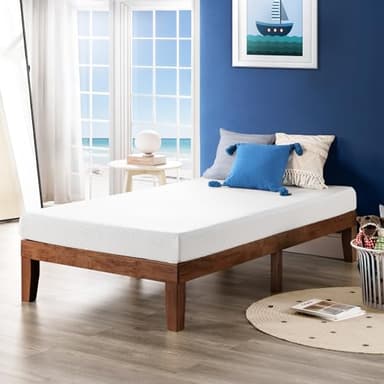 Best Price Mattress 5 Inch Twin Mattress, Cooling Gel Memory Foam Mattress for Kids and Adults, Medium Firm Mattress, Bed-in-A-Box, White - Image 2