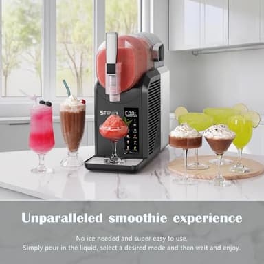 STERAYS Slushie Machine,Slushy Machine for Home,6 Preset Programs,Auto Cleaning,No Ice Needed, Frozen Drink Maker for Milk Shakes,Frappe,Margarita Smoothie,Slush,and More - Image 2