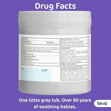 Sudocrem Diaper Rash Cream for Baby's Skin, Triple Action Diaper Rash Paste that Soothes, Treats and Protects, 15.29% Zinc Oxide Cream - 4.4oz (125g) - Image 7