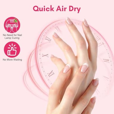 Makartt Super Strong Nail Glue for Press ons: Acrylic Nail Tips-Fake Nails-Salon Quality, Brush On, Quick Dry, Easy Application Durable & Long-Lasting Fast Glue False Nails, Hema Free - Image 4