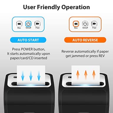 VidaTeco Paper Shredder for Home Office14-Sheet 60-Mins Micro Cut Shredder with US Patented Blade,Shred Card/CD/Clip/Staple,for Home Use Heavy Duty,AUTO Jam Proof,5.3-Gallon Pullout Bin(ETL) - Image 7