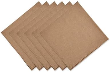 DII Solid Napkin Set Collection, 20x20, Stone, 6 Piece - Image 3