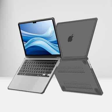 MOSISO Compatible with MacBook Pro 13 inch Case M2 2025-2016 A2338 M1 A2251 A2289 A2159 A1989 A1708 A1706, Anti-Cracking Heavy Duty Plastic TPU Bumper Hard Case&Keyboard Skin&Screen Film, Gray - Image 5