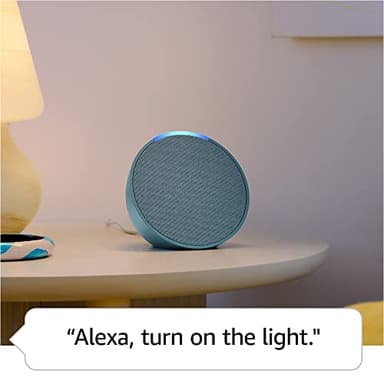 Amazon Echo Pop (newest model), Our smallest Alexa speaker, Fits in any room, Midnight Teal - Image 3