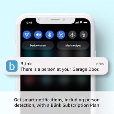 Blink Mini 2 + Weather Resistant Adapter — Indoor/Outdoor Home Security & Pet Camera(s) with HD video, motion detection, and built-in spotlight — 2 cameras (White) - Image 4