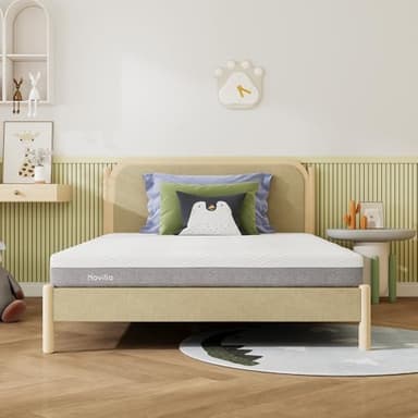 Novilla Full Mattress, 6-Inch Gel Memory Foam Mattress for Cool Night Sleep & Pressure Relief, Medium Firm Full Size in a Box, Bliss - Image 1