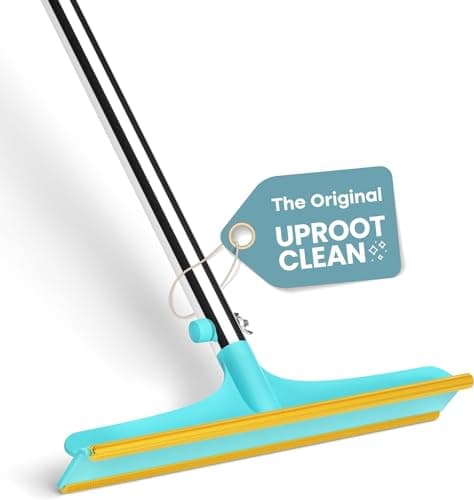 Uproot Cleaner Xtra Pet Hair Removal Tool: Reusable Carpet Rake with Telescopic 60" Handle - As Powerful as Uproot Cleaner Pro Pet Hair Remover, but Made for Carpets, Curtains - Don't Bend Don't Kneel - Image 1