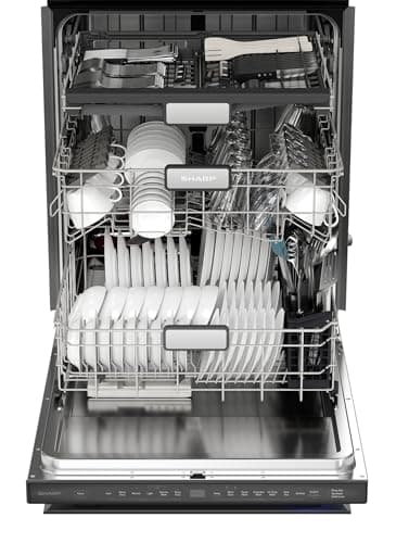 Sharp SDW6736MS 24-inch Stainless Steel Dishwasher, Third Rack, Library Quiet 47 dB, Power Wash Sprayer - Image 10