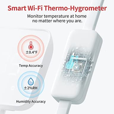 SwitchBot Blind Tilt Automatic Blind Opener 3-Pack & Hub 2- Smart Motorized Blinds with Bluetooth/IR Remote Control, WiFi Thermometer Hygrometer, Light Sensor, Work with Alexa, Google Home, HomeKit - Image 7