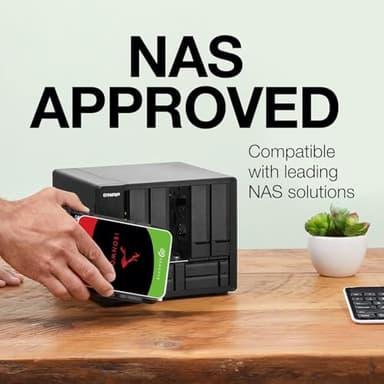 Seagate IronWolf 8TB NAS Internal Hard Drive HDD – 3.5 Inch SATA 6Gb/s 7200 RPM 256MB Cache for RAID Network Attached Storage – Frustration Free Packaging (ST8000VNZ04/N004) - Image 6