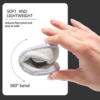 FEETCITY Water Shoes Quick Dry Barefoot Aqua Socks Swim Surf Pool Beach Yoga Shoe for Baby Boys and Girls White 12-18 Months Infant - Image 6