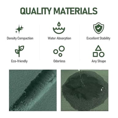 RIDEHILL 3 Pack Floral Foam Blocks, 5.5" x 3.1" x 1.7" Flower Foam for Flower Arrangements Supplies, Wet and Dry Flower Foam Blocks Suitable for Fresh and Artificial Flowers in Decorations - Image 3