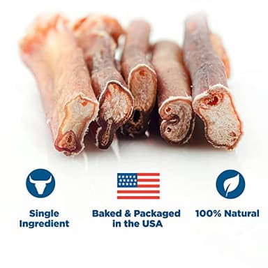 Best Bully Sticks Thick 6 Inch Bully Sticks for Dogs - 5 Count (Pack of 1) - Natural, Grass-Fed Beef, Single Ingredient, Grain and Rawhide Free - Large Breeds - Image 3