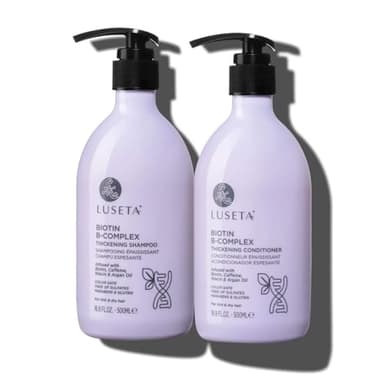 Luseta B-Complex Shampoo & Conditioner Set for Hair Strengthening, Routine shampoo and Conditioner for Women, Biotin Shampoo for Thinning Hair for Women and Men All Types 2 x 16.9oz - Image 1