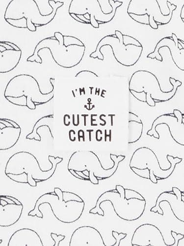 Simple Joys by Carter's Baby 3-pack Snap Up Rompers, stripe, whale, tiger, 0-3 Months - Image 5