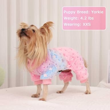 Dog Sweaters for Small Dogs Winter Pet Clothes Puppy Clothes Boy Girl Fleece Small Dog Pajamas Jumpsuits Doggie Outfits for Chihuahua Yorkie Cat Apparel - Image 6