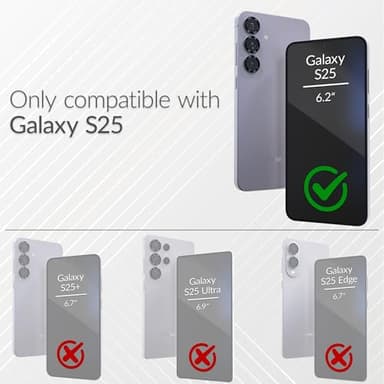 Crave Dual Guard Compatible with Samsung Galaxy S25 Case, Shockproof Protection Dual Layer Case for Samsung Galaxy S25 - Navy - Image 2