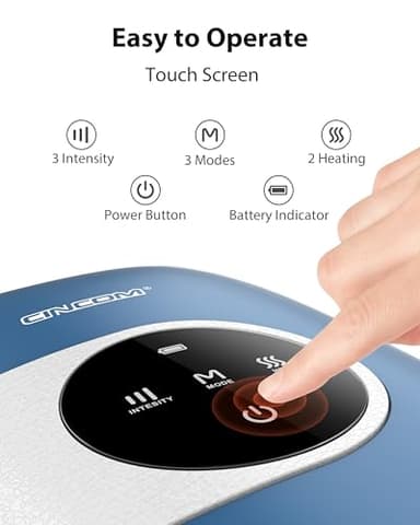 CINCOM Upgraded Hand Massager with Heat and Compression for Arthritis and Carpal Tunnel - Cordless & Rechargeable, Gifts for Women - Image 4
