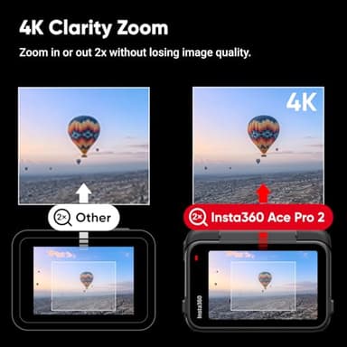 Insta360 Ace Pro 2 Dual Battery Bundle -8K Waterproof Action Camera Co-Engineered with Leica, 1/1.3" Sensor, Dual AI Chip, Leading Low Light, Superior Audio, Flip Screen & AI Editing for Motorcycling - Image 7