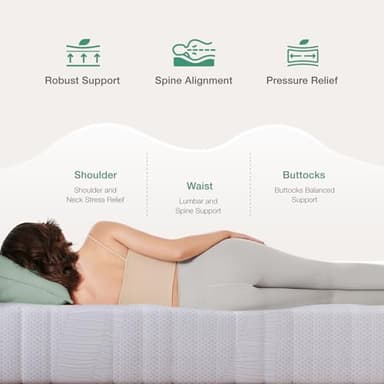 Novilla Twin Mattress, 12 Inch Gel Memory Foam Mattress Twin in a Box, Bamboo Charcoal Foam & Breathable Soft Cover for Clean, Peaceful Sleep, Medium Firm Feel with Contour Support & Motion Isolation - Image 2