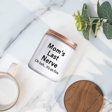 Gifts for Mom from Daughter, Son - Funny Mom Birthday Gifts - Mother's Day Gift for Mommy Mama - Mom's Last Nerve Scented Candle - Image 6