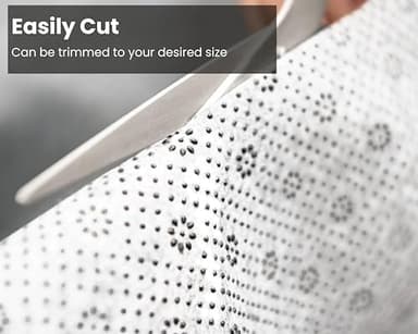 80" x 80" Non Slip Rug Pad for Tufting and Rug Making, Thick and Grippy Backing Fabric (White) - Image 6