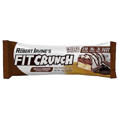 FITCRUNCH Snack Size Protein Bars, 6-Layer Baked Bar, 3g of Sugar, Gluten Free & Soft Cake Core (9 Count, Flavor Lovers) - Image 8
