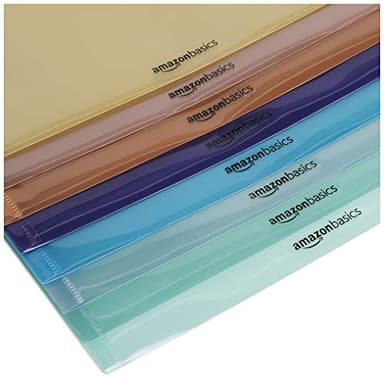 Amazon Basics Tab Dividers for 3 Ring Binder, Two Pocket, Letter Size, Assorted Colors, 24 Count - Image 5