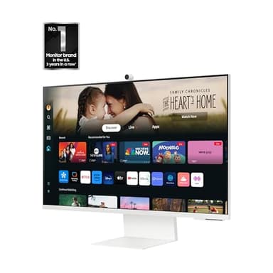 SAMSUNG 32-Inch M8 (M80D) Series 4K UHD Smart Monitor with Streaming TV, Speakers, HDR10+, AI Upscaling, USB-C, Ergonomic Stand, SlimFit Camera, Gaming Hub, LS32DM801UNXZA, 2024 - Image 3